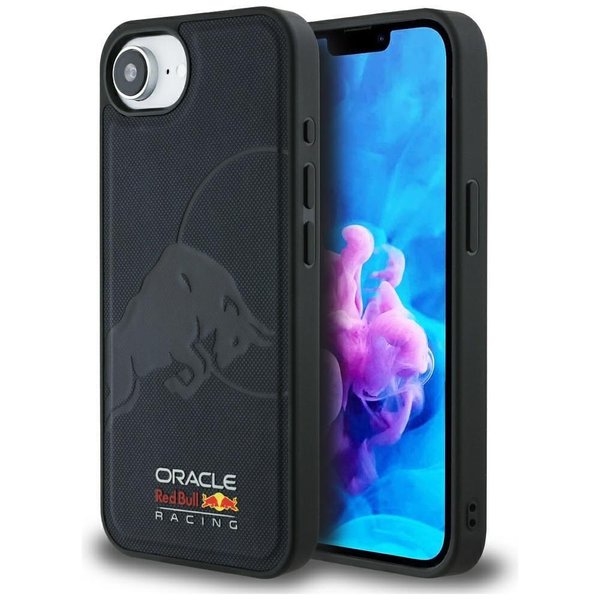 Case Red Bull Meshed Debossed Bull MagSafe for iPhone 16e navy blue